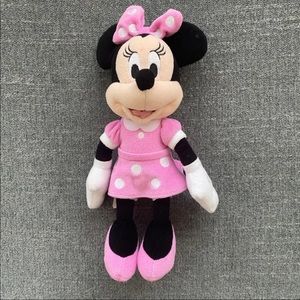🎀 Minnie Mouse Bean Plush – 10” – Mickey Mouse Clubhouse Magic! 🌈